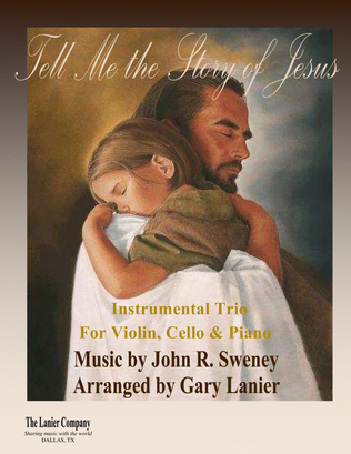 Book cover for TELL ME THE STORY OF JESUS (for Violin and Cello with Piano ... Score/Parts)