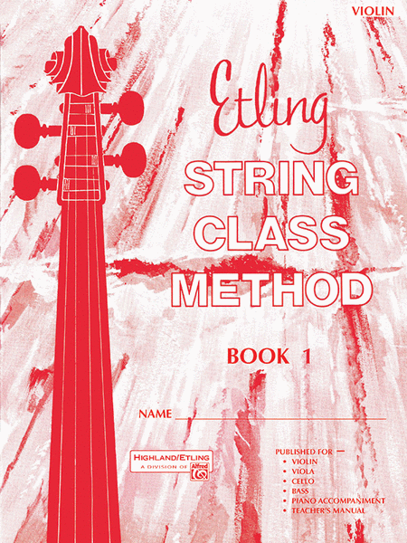 Etling String Class Method, Book 1