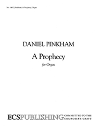 Book cover for A Prophecy