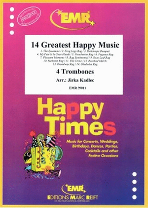 Book cover for 14 Greatest Happy Music