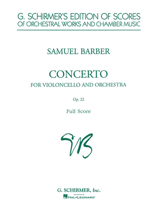 Book cover for Cello Concerto, Op. 22