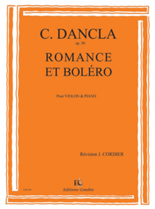 Book cover for Romance et Bolero Op. 50