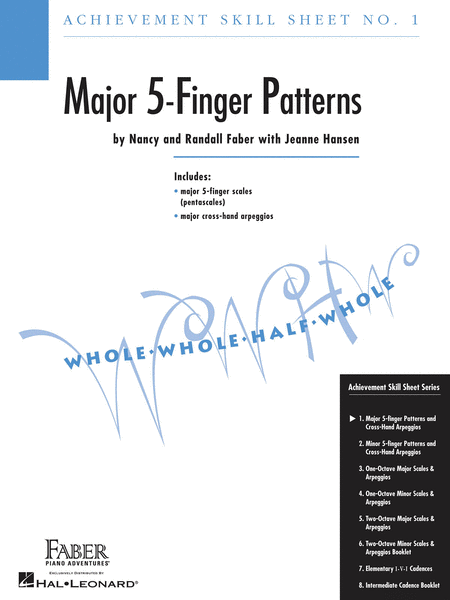 Achievement Skill Sheet No. 1, Major 5-Finger Patterns