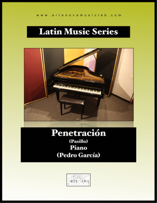 Book cover for Penetración - Pasillo for Piano (Music from Latin America)