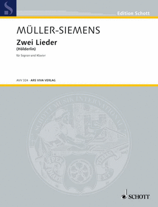 Book cover for Mueller-siemens Lieder Nach Ged V Hoelderlin2