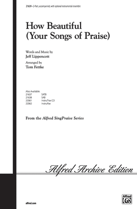 Book cover for How Beautiful (Your Songs of Praise)