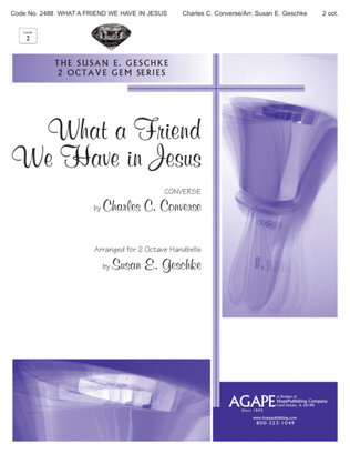 Book cover for What a Friend We Have in Jesus