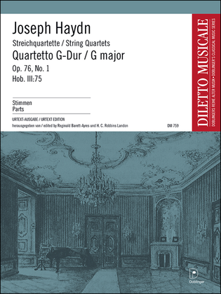 Streichquartett G-Dur op. 76 / 1