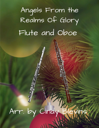 Book cover for Angels From the Realms of Glory, for Flute and Oboe Duet