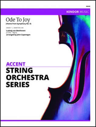 Book cover for Ode To Joy, theme from 'Symphony No. 9'