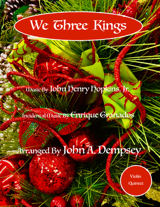 Book cover for We Three Kings (Violin Quintet)