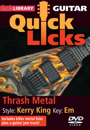 Book cover for Thrash Metal - Quick Licks
