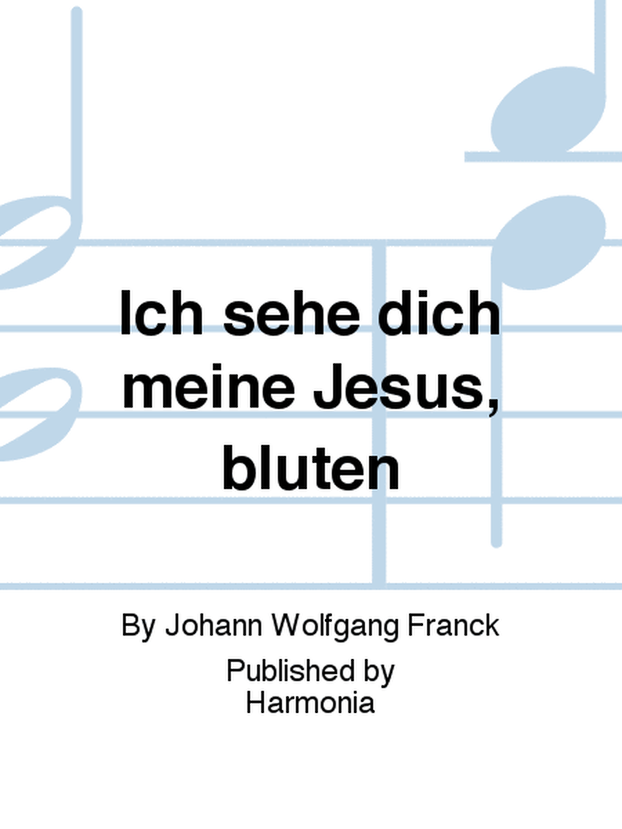 Ich sehe dich meine Jesus, bluten