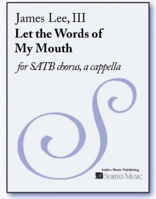 Book cover for Let the Words of My Mouth