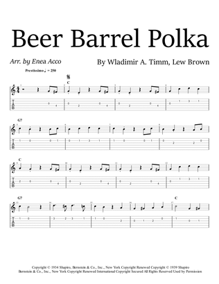 Book cover for Beer Barrel Polka (roll Out The Barrel)