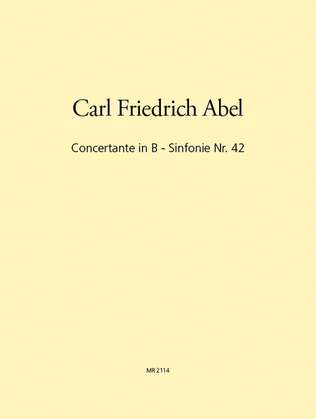 Book cover for Concertante in B flat