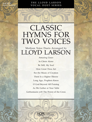 Book cover for Classic Hymns for Two Voices, Vol. 1-Score