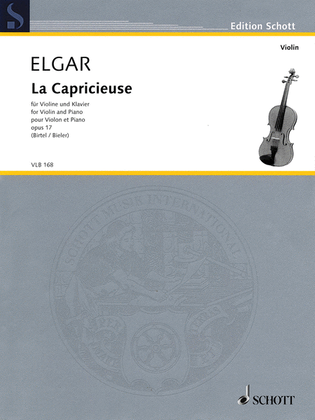 Book cover for Edward Elgar - La Capricieuse, Op. 17