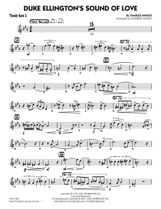 Duke Ellington's Sound of Love - Tenor Sax 2