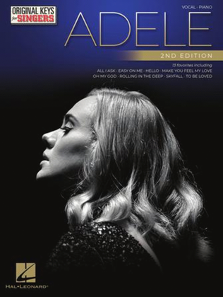 Book cover for Adele – Original Keys for Singers – 2nd Edition