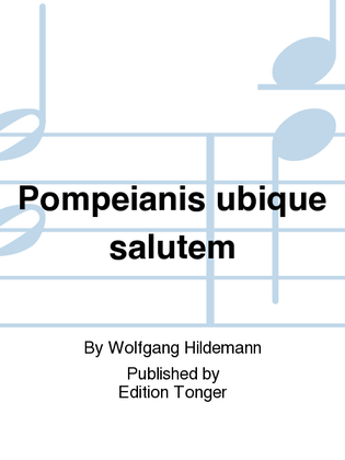 Book cover for Pompeianis ubique salutem