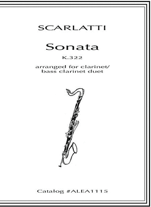 Book cover for Sonata K. 322