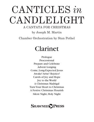 Book cover for Canticles in Candlelight - Clarinet