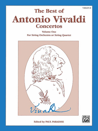 The Best of Antonio Vivaldi Concertos (For String Orchestra or String Quartet), Volume 1