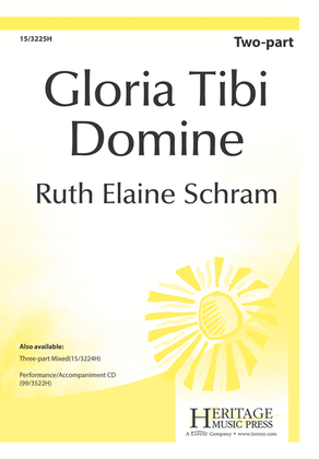 Book cover for Gloria Tibi Domine