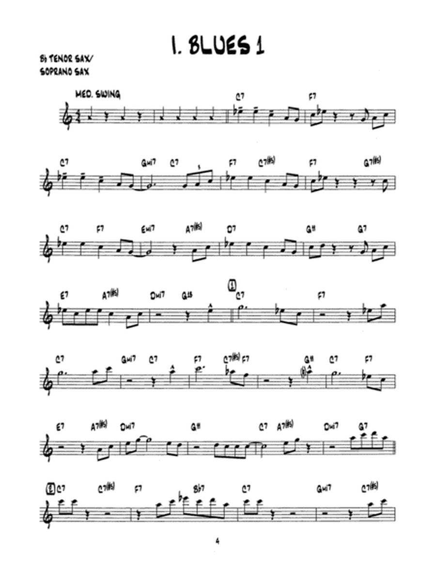 15 Easy Jazz, Blues & Funk Etudes image number null