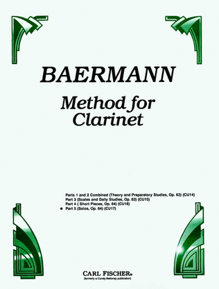 Book cover for Method For Clarinet