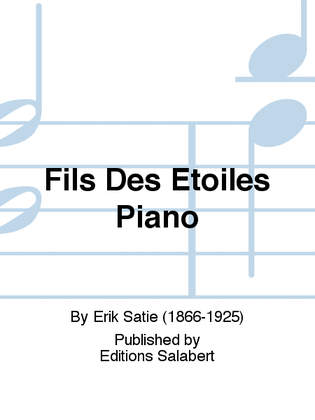 Book cover for Fils Des Etoiles Piano
