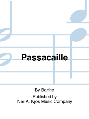 Book cover for Passacaille