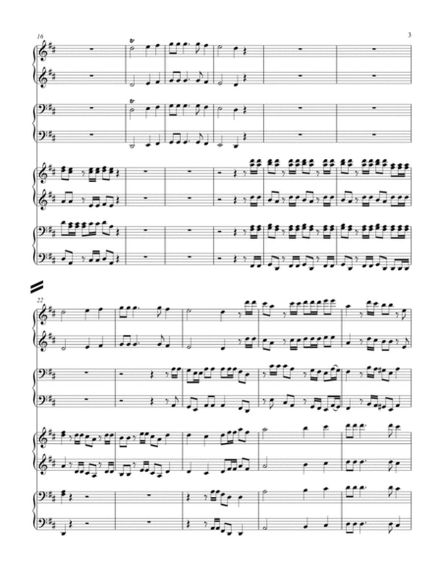 Hallelujah Chorus (late intermediate, 2 piano-8 hand duet) image number null