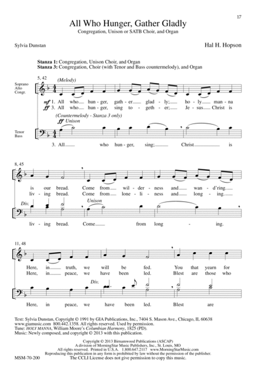 The Way of Jesus: His Mission in Word and Song (Choir Score)