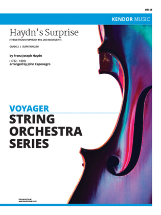 Book cover for Haydn's Surprise (Theme from Symphony #94, 2nd Mvt.)