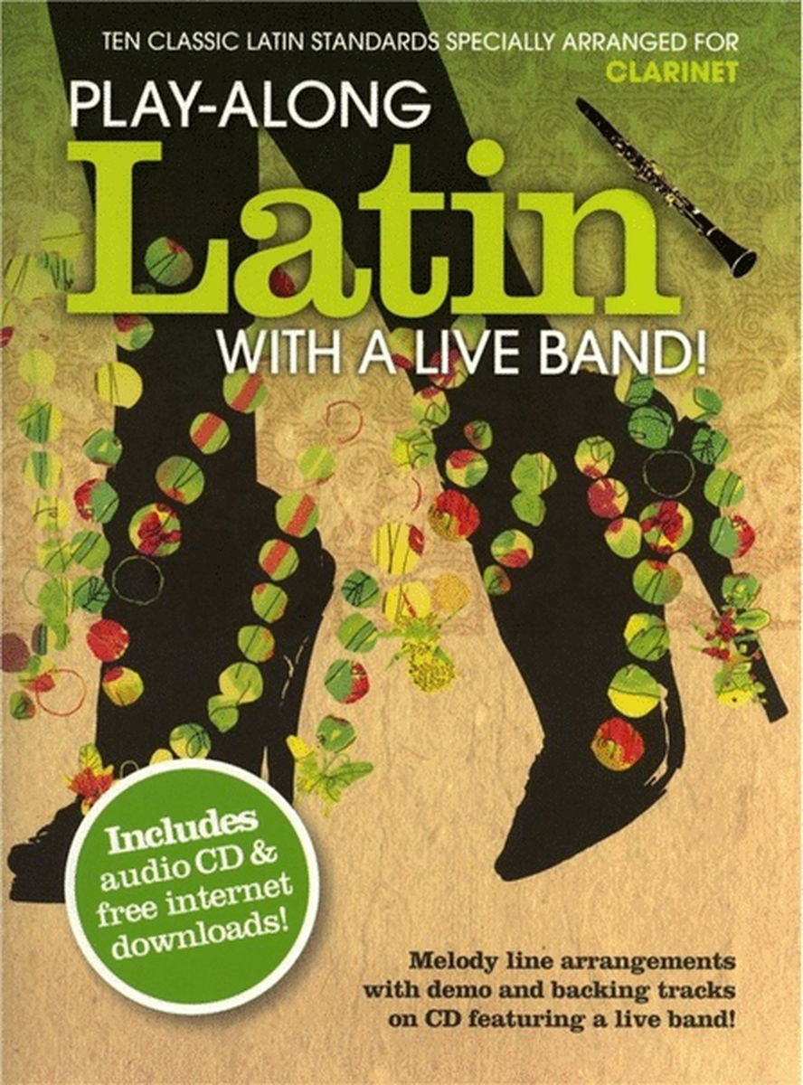 Play-Along Latin With A Live Band Clarinet Book/CD