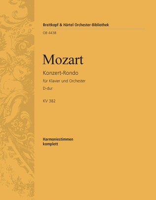 Concert Rondo in D major K. 382