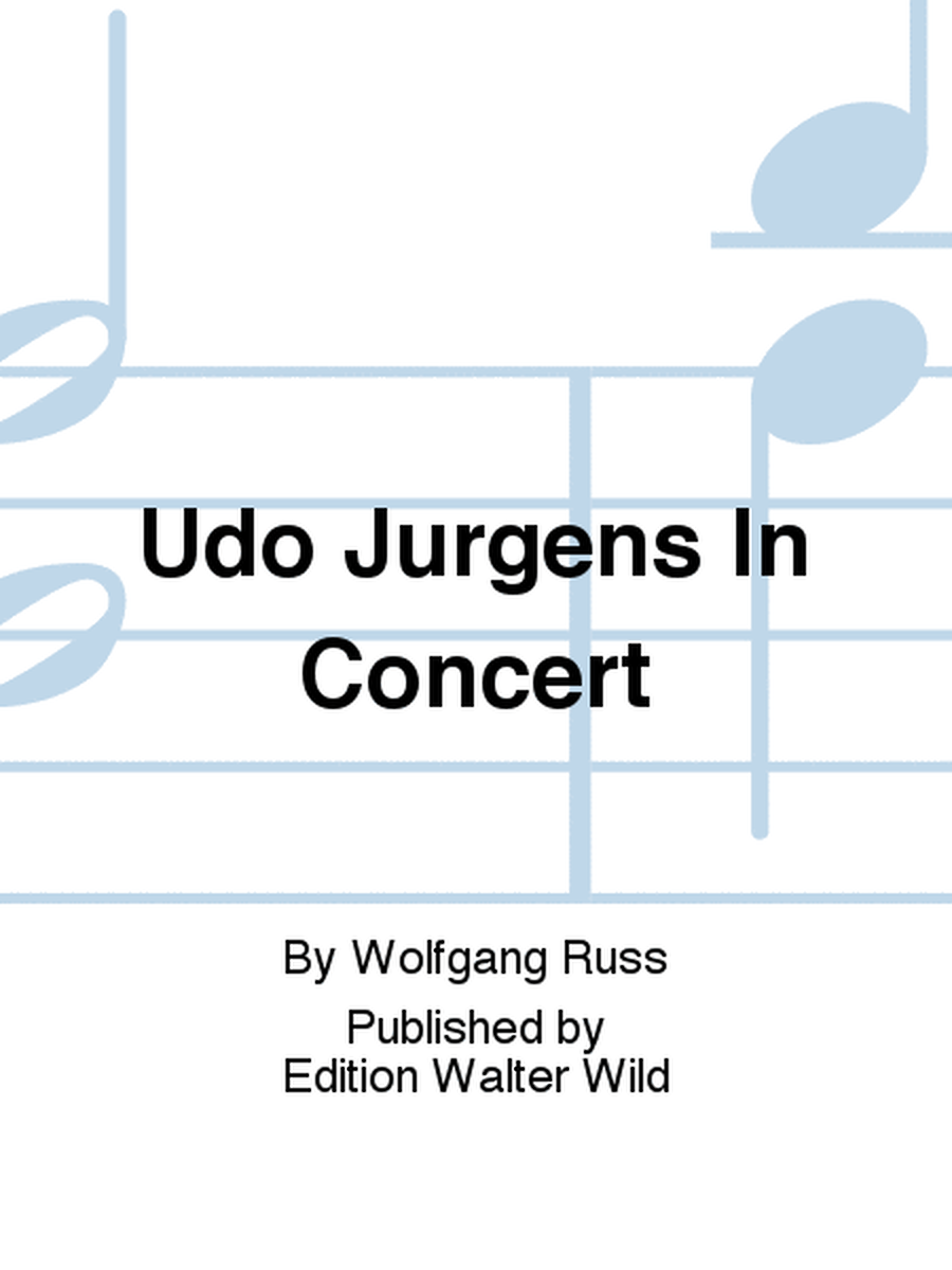 Udo Jürgens In Concert