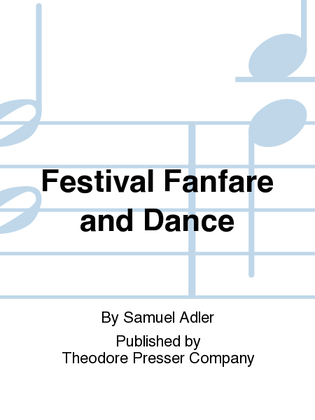 Book cover for FESTIVAL FANFARE AND DANCE