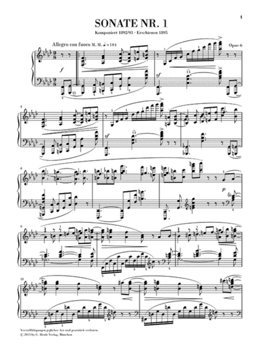 Piano Sonata No. 1 in F minor, Op. 6