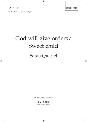 Book cover for God will give orders/Sweet child