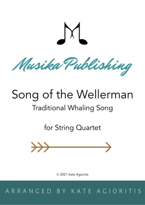 Book cover for Wellerman (Song of the Wellerman) - for String Quartet