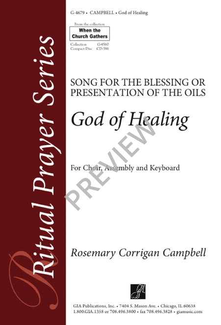 God of Healing: Song for the Blessing or Presentation of Oils