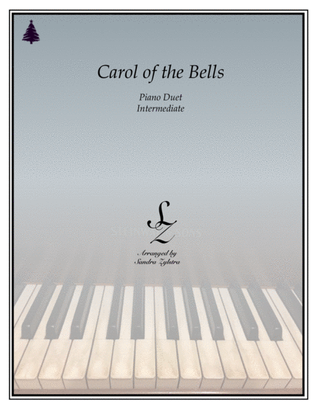 Book cover for Carol of the Bells (1 piano, 4 hand duet)