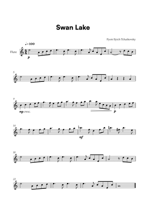 Book cover for Tchaikovsky - Swan Lake (for Flute Solo)