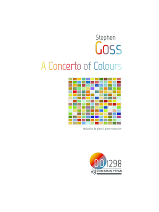 Book cover for Concerto of Colours, piano reduction