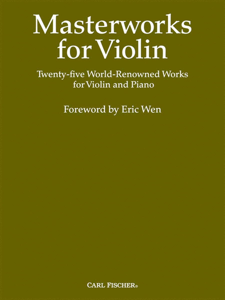 Masterworks For Violin