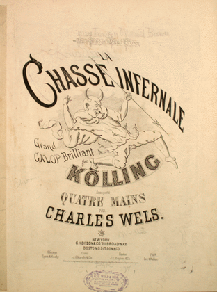 Book cover for La Chasse Infernale. Grand Galop Brilliant
