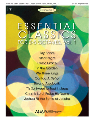 Book cover for Essential Classics for 3-5 Octaves, Vol. 1 (Reproducible)